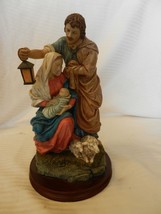 Painted Multi Color Resin Nativity Figurine, Jesus, Mary Joseph 10.25&quot; Tall, #16 - £39.95 GBP