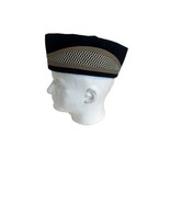 Black / Beige Color Handmade African Traditional Chieftaincy Hat. One Size - €38,96 EUR