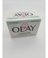 2 Bars Vintage Oil of Olay Unscented Sensitive Skin Bath Bar Soap NOS 19... - $20.79 CAD