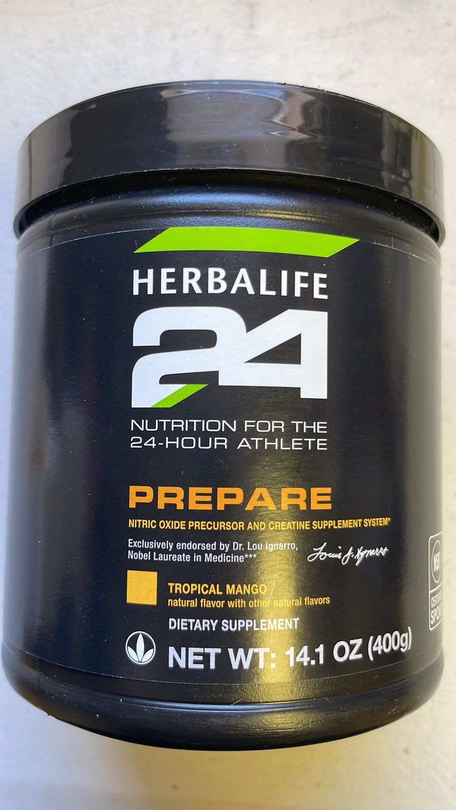 Herbalife 24 Prepare in Flavor Tropical Mango 14.1 oz (400g) Dietary