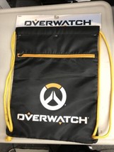 New 2018 Overwatch Logo Cinch Bag (Black And Yellow) Jinx - £15.61 GBP
