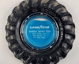 Goodyear Service Store Rubber Tire Ashtray Winchester VA Blue label - $39.59