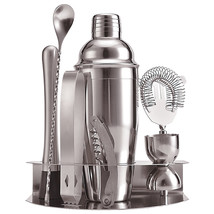 Bartender 8-Piece Stainless Steel Cocktail Set with Stand - £59.58 GBP