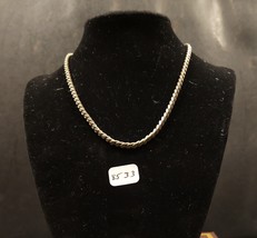 Vintage Silver Tone Chain Necklace 15.5 inches non-magnetic - $11.99