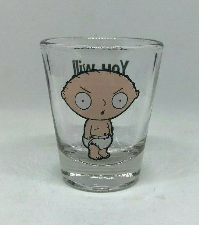 Primary image for STEWIE Family Guy TV Series YOU WILL BOW TO ME Shot Glass Bar Souvenir Shotglass