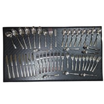 Rogers Stainless by Oneida Service for 8 Silverware Set with Serving Pieces - $145.99