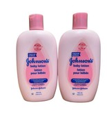 2X Johnson&#39;s Baby Lotion Pink Bottle Original 15 oz New/Sealed Discontinued - £55.47 GBP