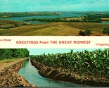 Vtg Cartolina - Greetings From The Great Midwest - Missouri Fiume - Non ... - £9.11 GBP