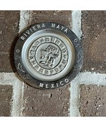 Riviera Maya Mayan Solar Calendar Medallion Hanging Coaster Mexico - $8.99