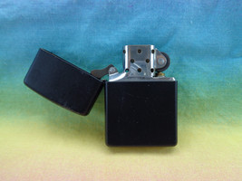 Vintage &#39;09 Zippo Cigarette Lighter Black Matte Finish - as is - $14.84