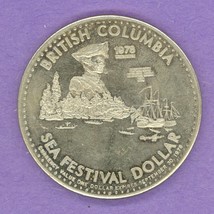 1978 Vancouver Bc Rare Small Date Token Captain Cook Whitby Harbour Scarce - £102.61 GBP