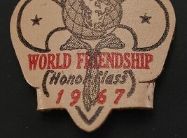 Vtg 1967 World Friendship Honor Class BSA Boy Scout America Neckerchief ... - £9.19 GBP