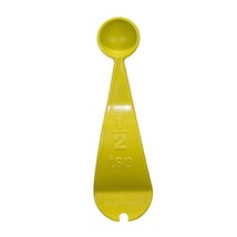 Tupperware 1/2 TSP Measuring Spoon Lime Green Embossed Curved 6144 Repla... - £7.70 GBP