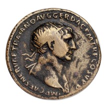 Trajan (98 - 117 AD) Bronze Dupondius Trajan on Horse Rx VM #63/2 VF Condition - £179.83 GBP