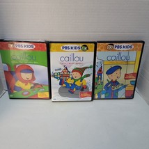 Caillou Dvd Lot Of 3 Pbs Kids - £5.99 GBP