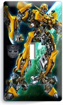 Transformers Autobot Bumblebee 1 Gang Light Switch Wall Plate Kids Room Hd Decor - £9.63 GBP