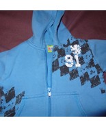Jacket Full Zipper Hooded Blue Griffin 91 Size 12 Months Boys Kidgets Baby - £5.42 GBP