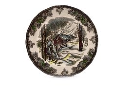 Johnson Brothers Friendly Village&quot;Sugar Maples&quot; 6.25&quot; Bread Plate (Green... - $17.27