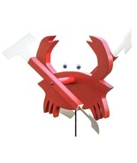 CRAB & MALLETS WIND SPINNER - Chesapeake Whirlybird Whirligig Amish Handmade - $84.97