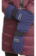 $150 STELLA McCARTNEY Adidas AH9255 Winter SKI Gloves Ink Navy (L) - $48.31