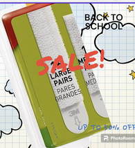 8 Pairs 3.65*.73 in-16 STRIPS 3M Command Poster White Large Damage Free ... - $92.59 MXN