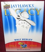 2013 Upper Deck University Of Kansas Jayhawks Legacy #JL-11 Walt Wesley - £3.53 GBP