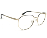 Anne Klein Brille Rahmen AK5079 717 GOLD Schwarz Geometrische Voll Rim 5... - $55.73