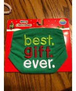 Neat Solutions Merry Christmas “ Best Gift Ever. ”Baby Bib NWT Ships N 24h - $14.83