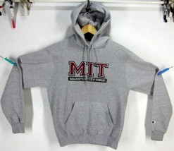 M. I. T. Gray Champion Eco Fleece Hoodie Size (S) Massachusetts Institute Tech. - £43.57 GBP