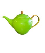 Kate Spade New York Greenwich Grove Lenox Teapot &amp; Lid Green Gold - $123.75