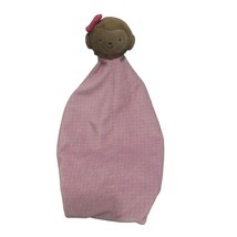 Carter&#39;s Just One You Girl Monkey Lovey Security Blanket w/Rattle Pink Blanket - £6.66 GBP