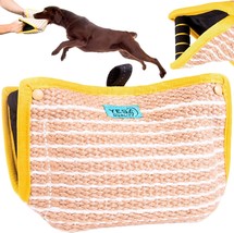 Durable Dog Bite Wedge 13X10 Inches, Safe Biting Pillow W/ 2 Comfy &amp; Strong Hand - $35.99