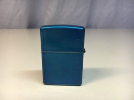 2008 Zippo Bradford PA Cigarette Lighter Made In USA Blue Like Color - £23.91 GBP