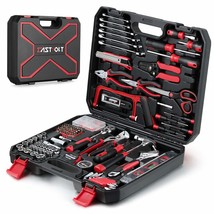 218-Piece Household Tool Kit, Auto Repair Tool Set, Tool Kits For Homeowner, Pli - £84.13 GBP