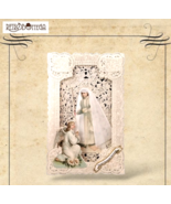Ancient Perforated Three-Dimensional Holy Card COMMUNION SOUVENIR Detail... - $1,907.26 MXN