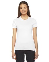 27 Piece Bulk Box American Apparel Women&#39;s Fine Jersey Tee Size XS White - $23.99