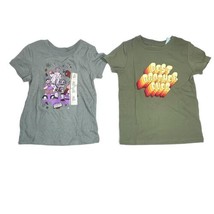 Cat And Jack Boys T Shirt Size 2T Color Green/Gray 2 Pairs Mix Short Sleeve - £6.02 GBP