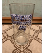 Vintage Winter&#39;s Bourbon Cask Ale Logo Pint Beer Glass - $9.99