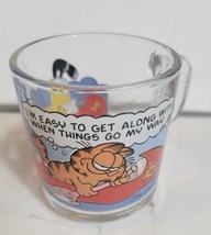 1978 Vintage McDonalds Garfield and Odie Glass Mug Coffee Cup Jim Davis ... - £15.64 GBP