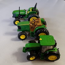 Ertl John Deere Tractors Metal Toys Lot of 3 All Have Damage Display or ... - $24.50