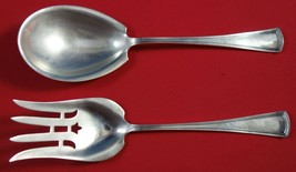 Virginia by Dominick and Haff Sterling Silver Salad Serving Set AS Orig 8 3/4&quot; - £202.04 GBP