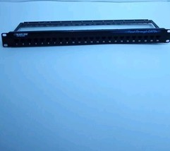 Blackbox Feed-Through CAT5e Unshielded 24-Port RJ45 Patch Panel (JPM808A... - $50.49