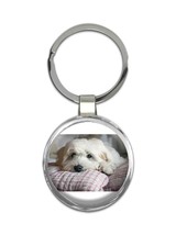 Lhasa Apso I Hate Mornings : Gift Keychain Dog Puppy Pet Animal Cute - £6.40 GBP