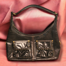 Wilson’s Leather Black Shoulder Hobo Bag Nice - £28.31 GBP
