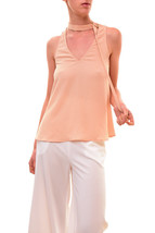 Finders Keepers Womens Top Curtis Romantic Stylish Sleeveless Wheat Size S - £30.28 GBP