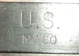 US Army WWII-Korea stainless steel canteen cup MACO; no date stamp! - $35.00