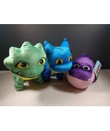 How to Train Your Dragon Rescue Riders RARE Plush 7-9” SET of 3 Netflix New - $98.95