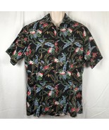 Vintage Hilo Hattie Hawaiian Aloha Shirt Large Ukulele Mandolin Hula Girls - £13.78 GBP