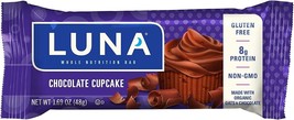 (30 Ct) Luna Bar Snack Bars Chocolate CUPCAKE-GF/NON Gmo 11/23 **Read** - £23.70 GBP