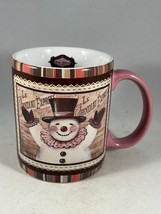 Classic Christmas Snowman - Chocolat Express Coffee Mug by Lang Companies KP#11 - £11.20 GBP